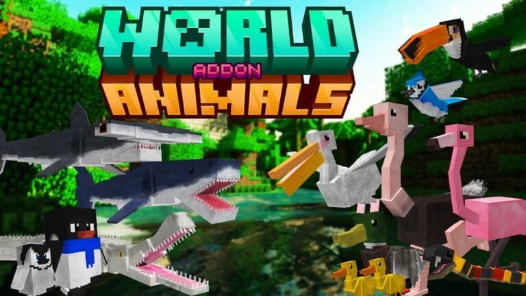 Thumbnail-World-Animals-Addon-MCPE-01